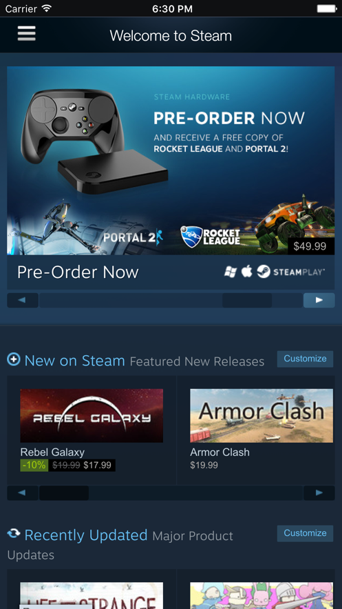 Steam Mobile旧版本