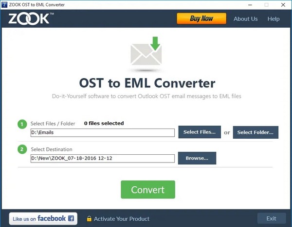 ZOOK  OST  to  EML  Converter(邮件转换工具)