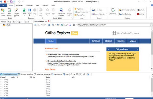 Offline  Explorer  Pro(网页离线浏览工具)