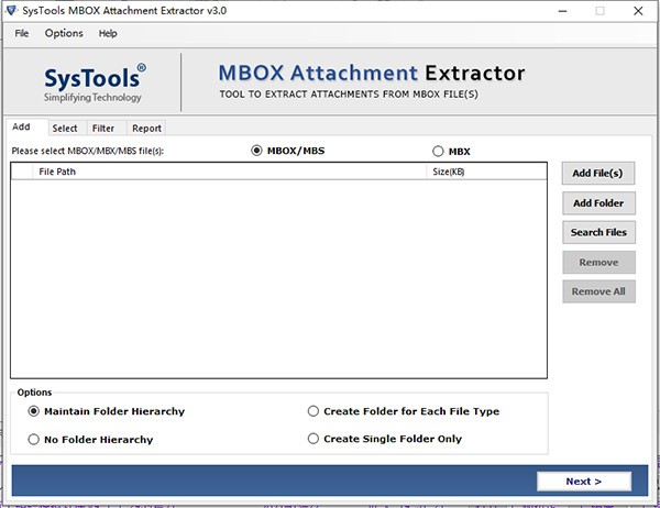 SysTools  MBOX  Attachment  Extractor(邮件处理工具)