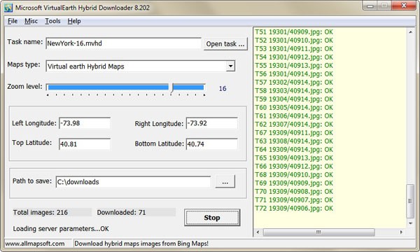 Microsoft  Virtualearth  Hybrid  Downloader(地图下载工具)