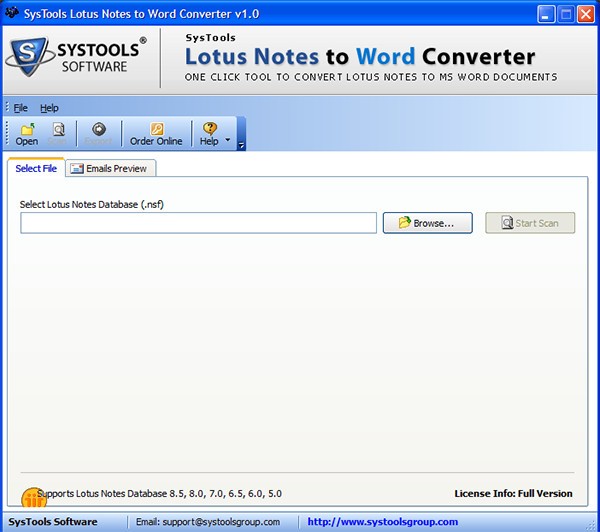 SysTools  Lotus  Notes  to  Word  Converter(电子邮件转换工具)