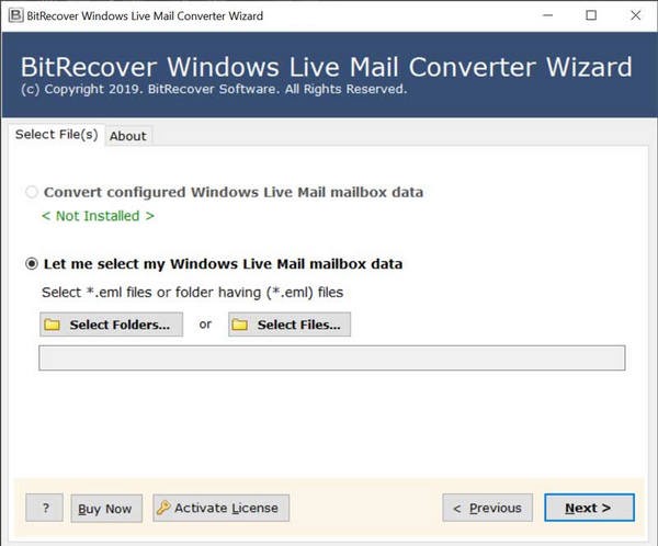 BitRecover  Windows  Live  Mail  Converter  Wizard(邮件转换工具)