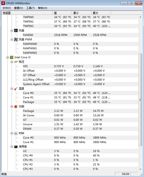 CPUID  HWMonitor