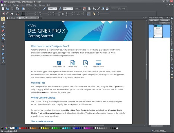 Xara  Designer  Pro  X(矢量绘图排版软件)