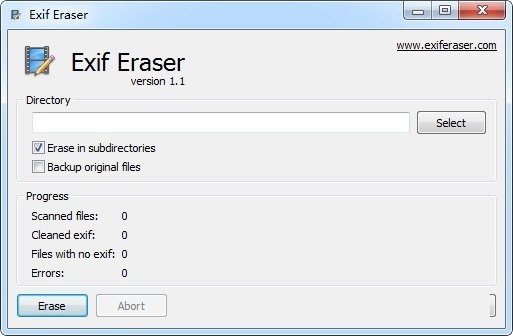 EXIF  Eraser(图片EXIF信息删除工具)