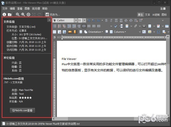 File  Viewer  Plus(文件管理编辑器)