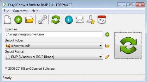 Easy2Convert  RAW  to  BMP(图像格式转换软件)