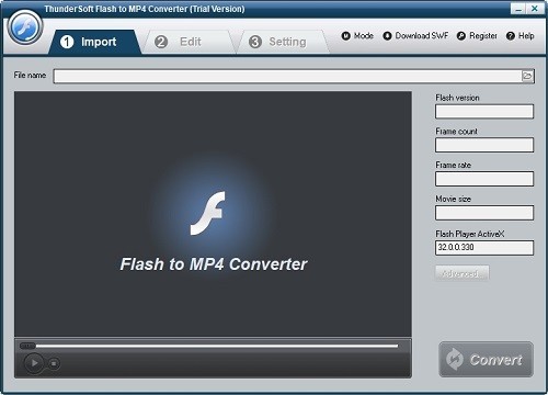 ThunderSoft  Flash  to  MP4 Converter