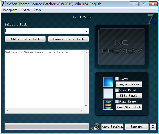 Se7en  Theme  Source  Patcher