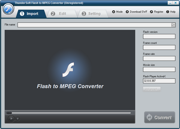 ThunderSoft  Flash  to  MPEG  Converter