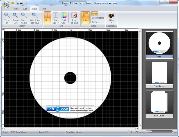 Soft4Boost  Disc  Cover  Studio(光盘封面制作软件)