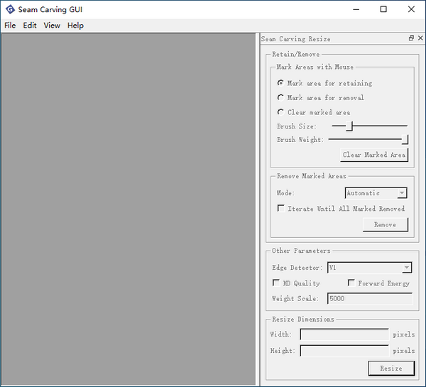 Seam  Carving  GUI(去除图片水印软件)