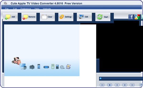 Cute  Apple  TV  Video  Converter(视频转换工具)