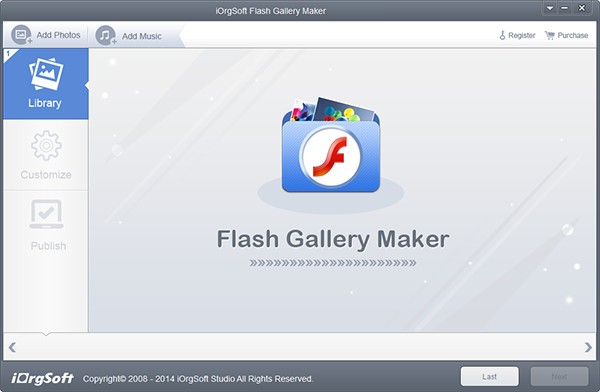 iOrgsoft  Flash  Gallery  Maker(flash幻灯片制作软件)