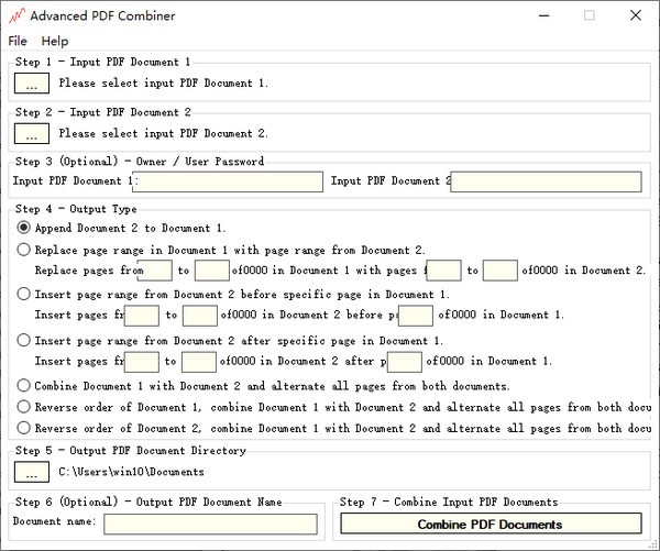 Advanced  PDF  Combiner(PDF合并工具)