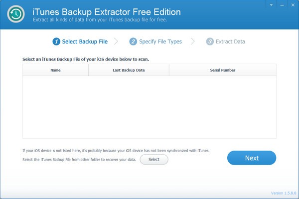 iTunes  Backup  Extractor  Free  Edition(iTunes备份提取器)