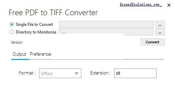 Free  PDF  to  TIFF  Converter(PDF转TIFF转换工具)