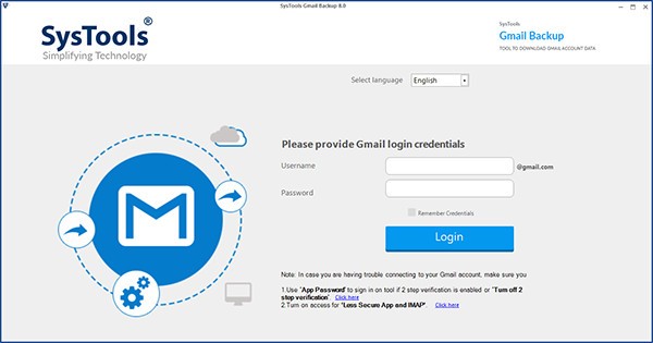 SysTools  Gmail  Backup(Gmail电子邮件备份工具)