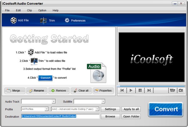 iCoolsoft  Audio  Converter(音频格式转换工具)