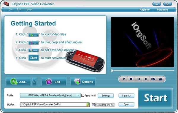 iOrgSoft  PSP  Video  Converter(视频转换软件)