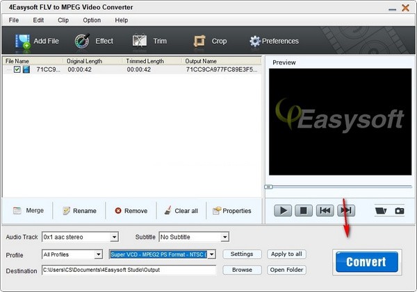 4Easysoft  FLV  to  MPEG  Video  Converter(FLV转MPEG格式转换工具)