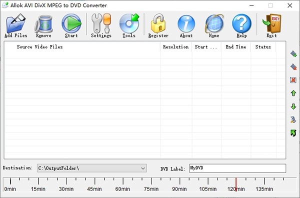 Allok  AVI  DivX  MPEG  to  DVD  Converter(视频格式转换工具)