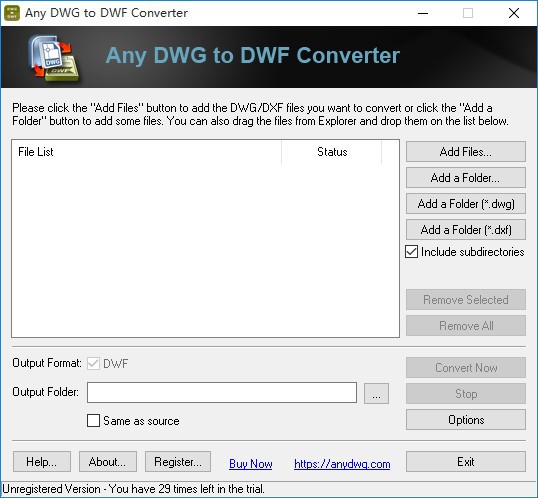 Any  DWG  to  DWF  Converter(DWG转DWF转换工具)