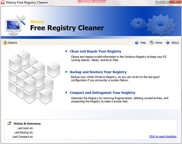 Weeny  Free  Registry  Cleaner(注册表清理工具)