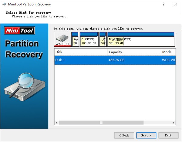 MiniTool  Partition  Recovery(分区恢复软件)