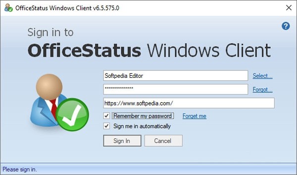 OfficeStatus  Windows  Client(员工管理软件)