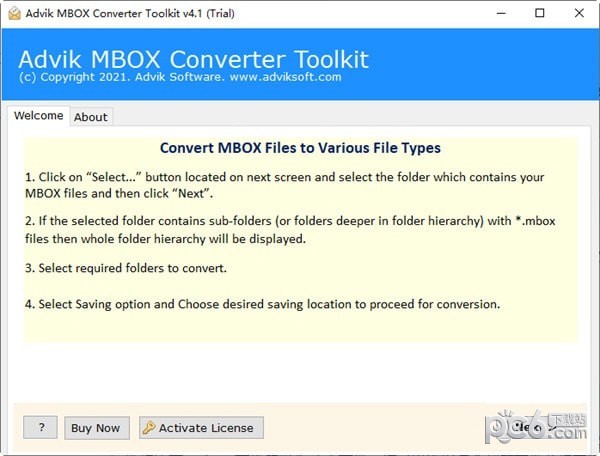 Advik  MBOX  Converter  Toolkit(MBOX文件转换工具)