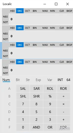 Localc(开发调试计算器)