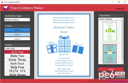 Free  Invitation  Maker(邀请函制作软件)