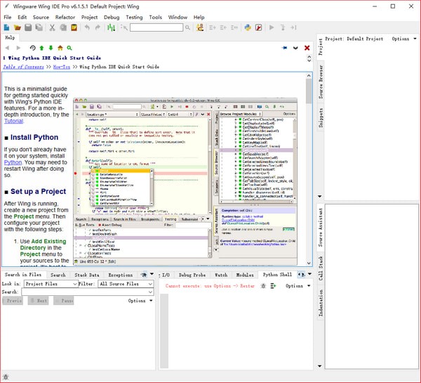 Wingware  Wing  IDE  Pro(编程开发集成环境)