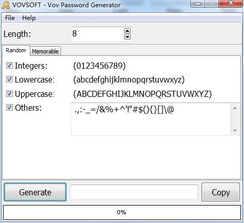 Vov  Password  Generator(密码生成器)