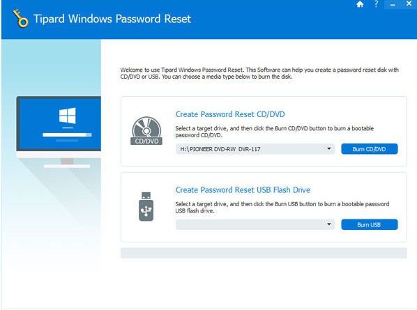 Tipard  Windows  Password  Reset(密码重置软件)