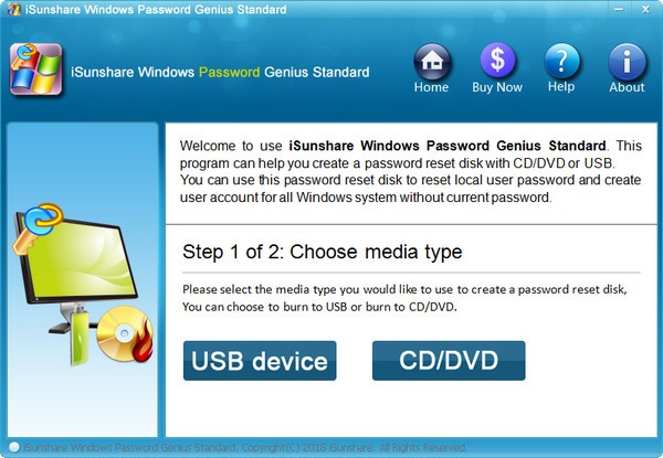 iSunshare  Windows  Password  Genius(Windows密码恢复工具)