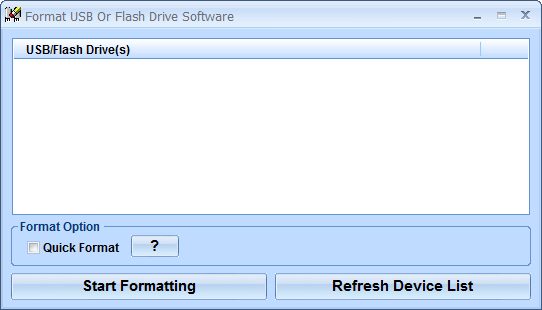 Format  USB  Or  Flash  Drive  Software