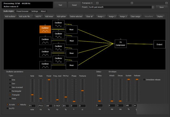 3delite's  VSTi  Synth  Plugin(VSTI合成器插件)