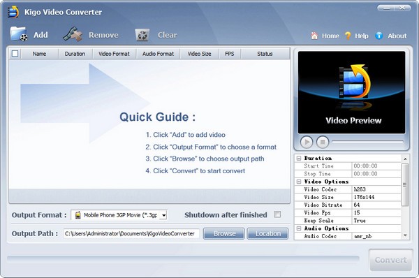 Kigo  Video  Converter(视频转换器)