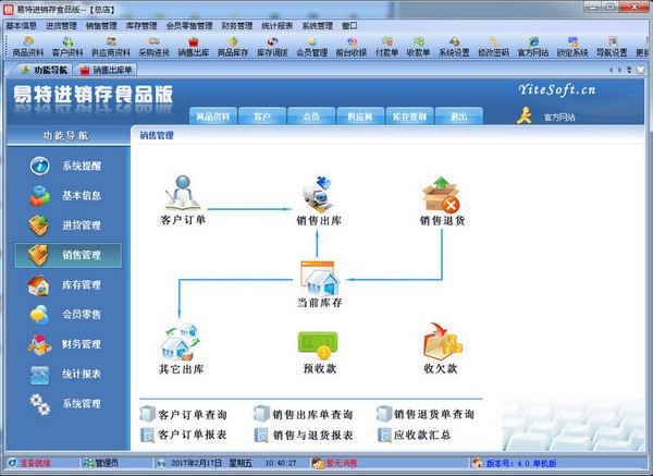 易特进销存食品版