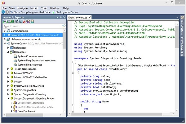 dotPeek(.NET反编译工具)