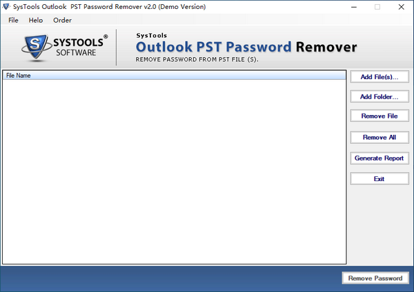 SysTools  PST  Password  Remover(PST密码移除工具)