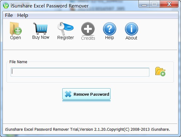 iSunshare  Excel  Password  Remover(Excel密码解锁工具)