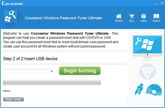 Cocosenor  Windows  Password  Tuner  Ultimate(密码恢复工具)