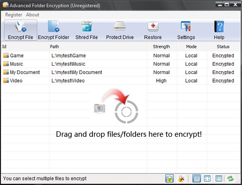 Advanced  Folder  Encryption(文件夹加密工具)