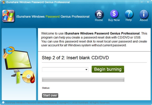 iSunshare  Windows  Password  Genius  Professional(密码恢复软件)