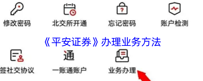 《平安证券》办理业务方法