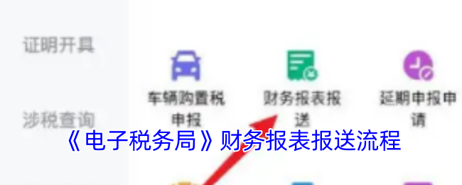 《电子税务局》财务报表报送流程